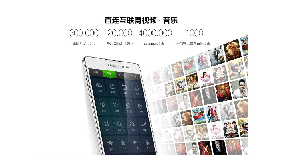 酷派 T1 电信4G双模双待 智能手机 珠光黑