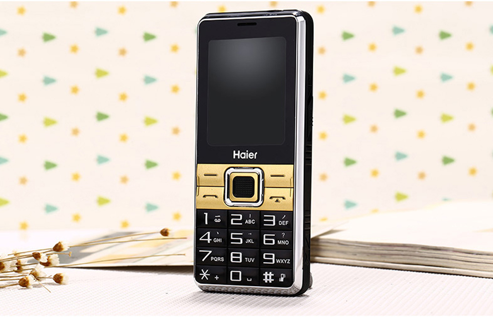 海尔 (Haier) A110  移动/联通2G 老人手机直板 双卡双待 典雅黑 老年版