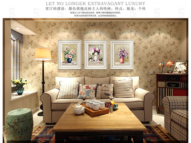 
                                        客厅装饰画餐厅壁画玄关油画墙画花韵3141 B款(单幅) 45cmX60cm                