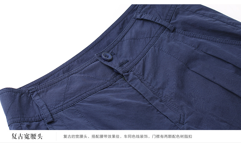 
                                        谜底秋冬装新款休闲纯棉萝卜小脚裤女5CDK0125 海军蓝 XL                