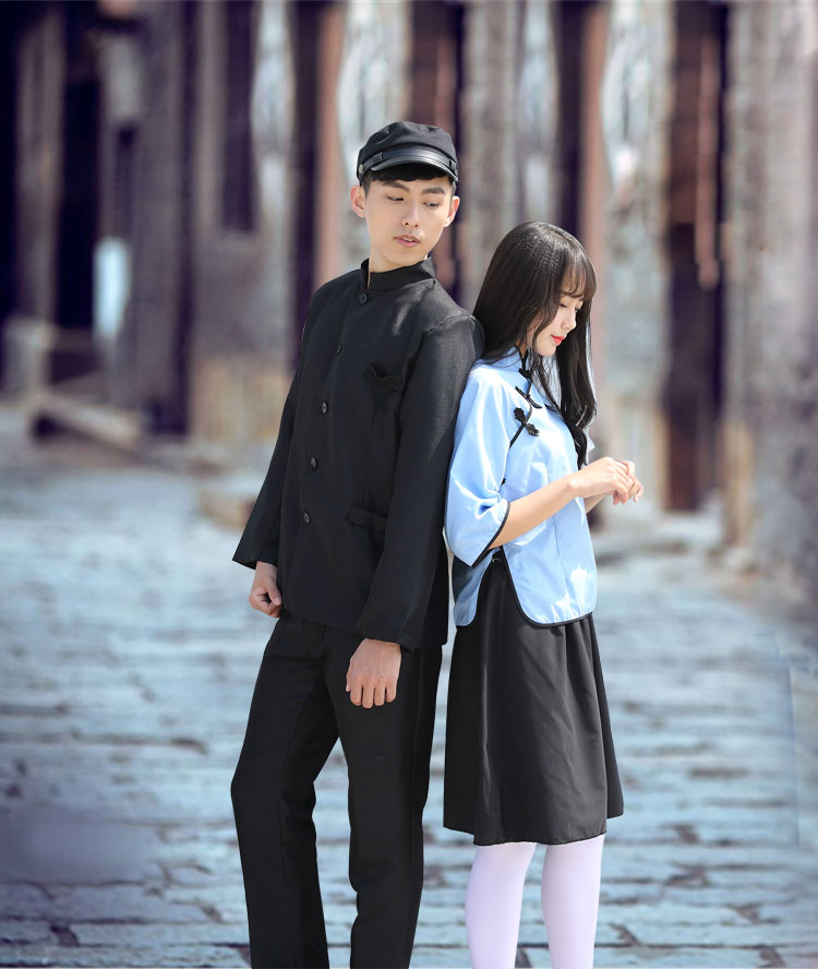 fghgf民国风学生装演出服五四青年装女中山服复古毕业舞台写真班服