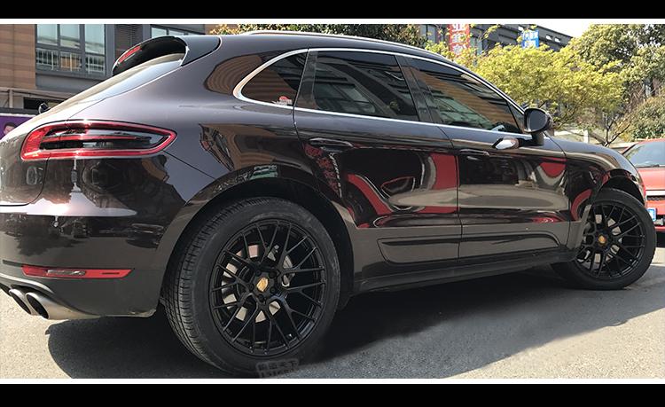 鹤彩适用保时捷玛卡macan 鸟巢20寸锻造轮毂macan turbo 轮毂升级改装