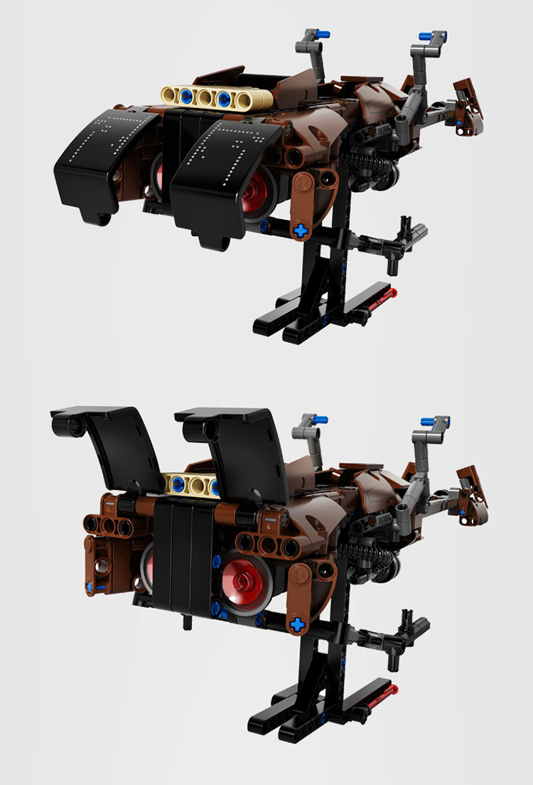 乐高 玩具 星球大战 star wars 10岁-14岁 侦查骑兵和极速机车 75532