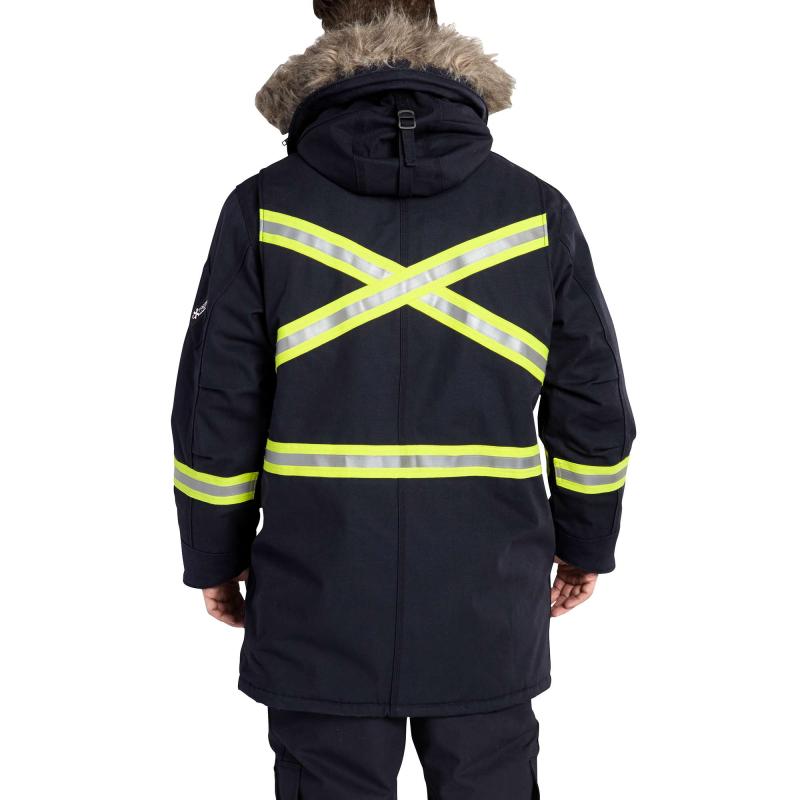 carhartt 男士冬季消防工作服保暖舒适风雪大衣100783美国直邮 dark