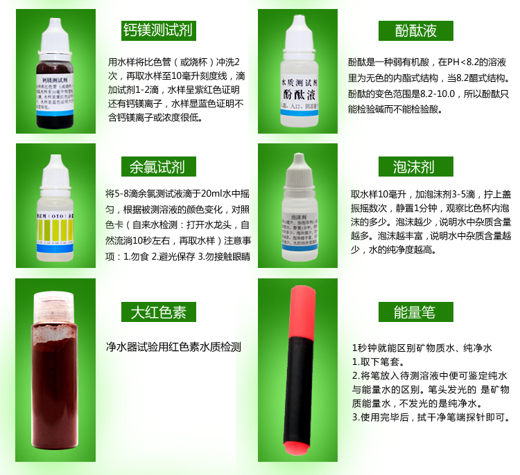 tds测试笔/水质检测盒/水质检测仪器/分析盒水质检测工具箱水质监测分析仪家庭水质检测 HO水质电解器黑色一字式