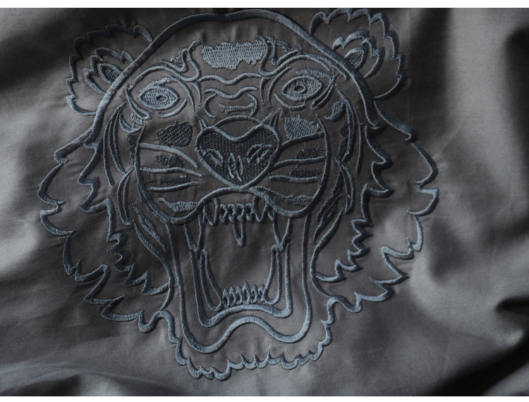 全棉60支贡缎长绒棉纯色刺绣四件套双人被套 纯棉床单式床上用品 贡缎