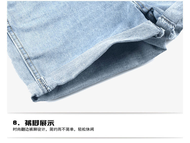 库蕾哈 春夏新款时尚牛仔背带裤女韩版女式连体裤 夏装牛仔短裤女款 浅蓝色 S