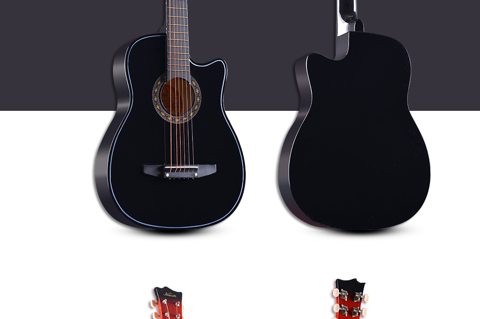 红棉zs-1 38寸初学民谣吉他 缺角练习木吉他 原木色的哪款产品最好