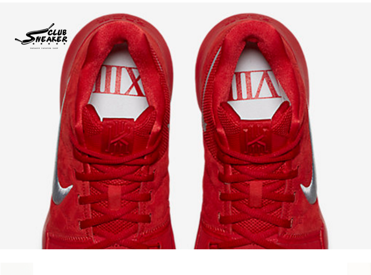 耐克/nike kyrie 3 university red 欧文3 大学红 麂皮篮球鞋 红色