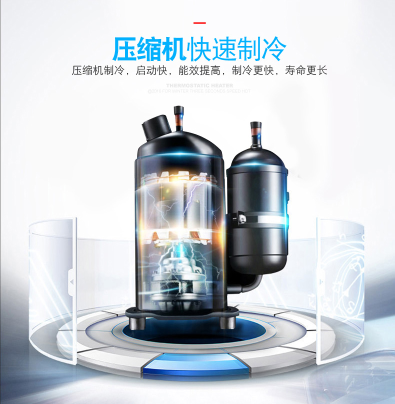 格力（GREE）大1.5匹P移动空调 家用单冷智能遥控台立便携式除湿一体机 KY-35NL3a 白色