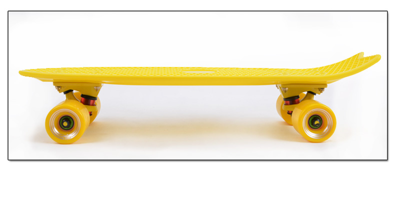 梵域燕尾小鱼板四轮小鱼滑板成人刷街板ms303 emos-黑白色经典款