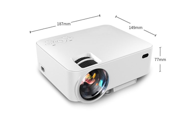 瑞视达光米t1 手机投影仪 家用高清微型3d投影机便携式办公无屏电视