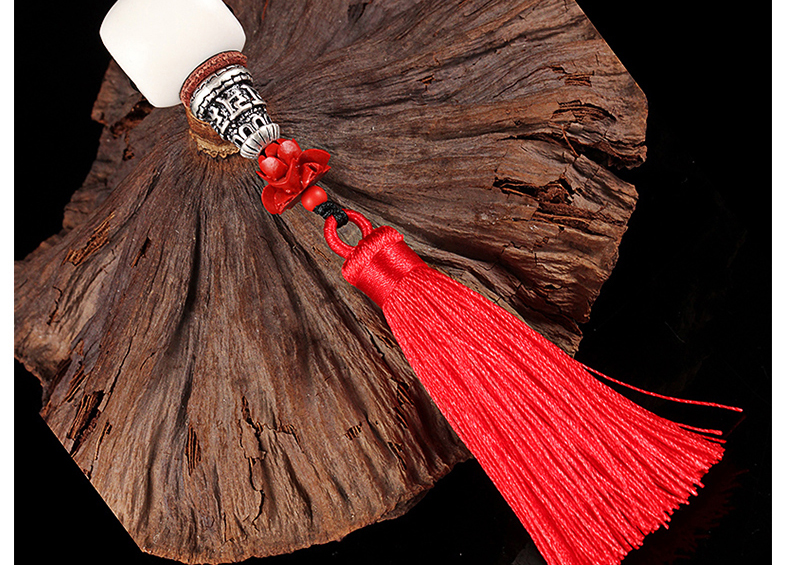 diy藏式白砗磲白松石三通佛头流苏套装散珠108颗念珠手链手串配饰 a款