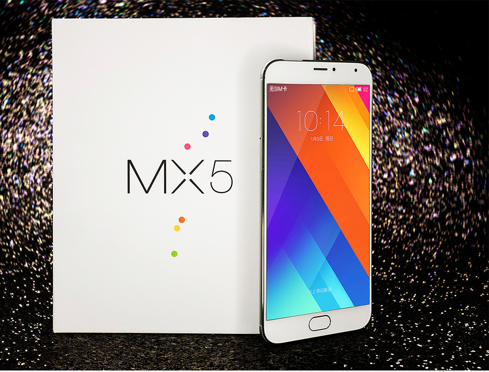 魅族 MX5 双卡双待 4G 智能 手机 银白 移动联通双4G(16G ROM)