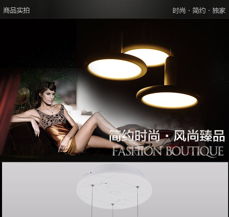 仕邦灯饰 SEBON  创意铁艺个性吊灯 现代简约时尚客厅餐厅吧台卧室艺术LED灯饰灯具