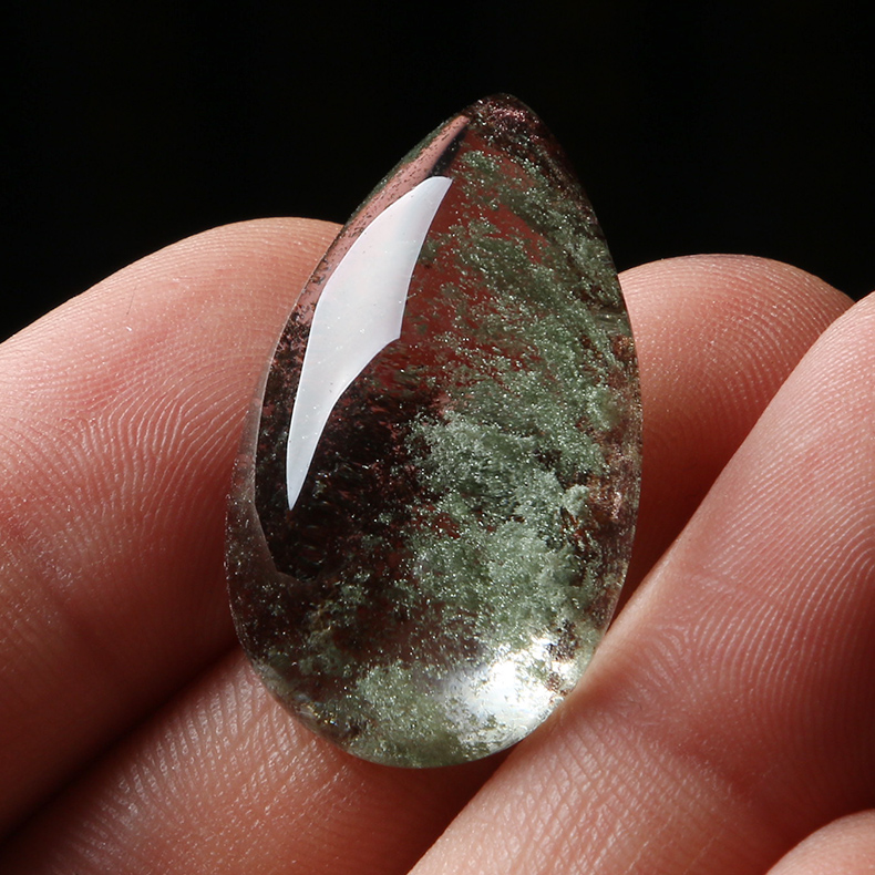 宝水晶 巴西天然千层塔绿幽灵女男款吊坠各种异象 老朋友福利款