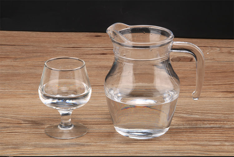 加厚小扎壶玻璃调酒器ktv洋酒白酒红酒分酒器分酒壶醒酒器500ml高白