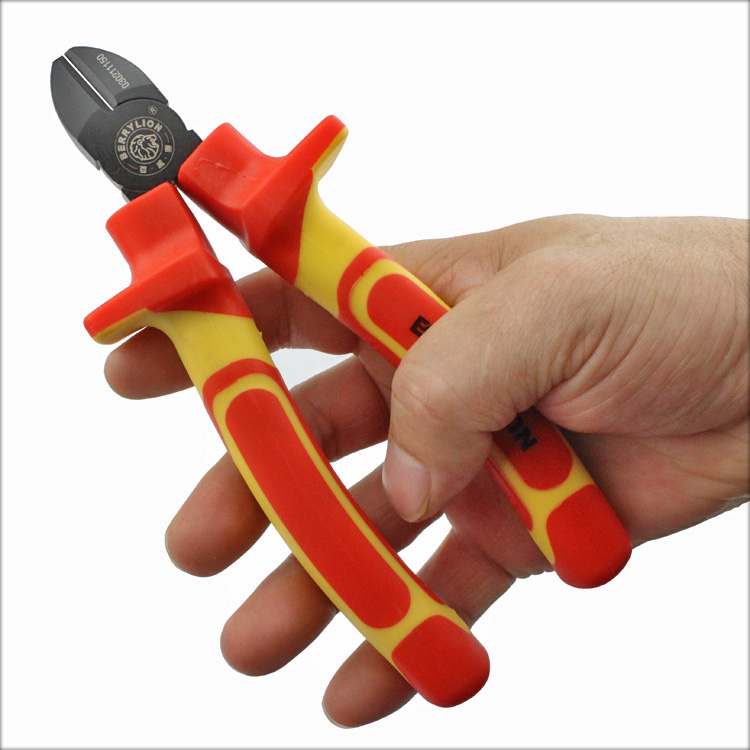 耐高压绝缘钳绝缘耐高压钳尖嘴钳断线钳子钢丝钳老虎钳6寸7寸8寸剪切