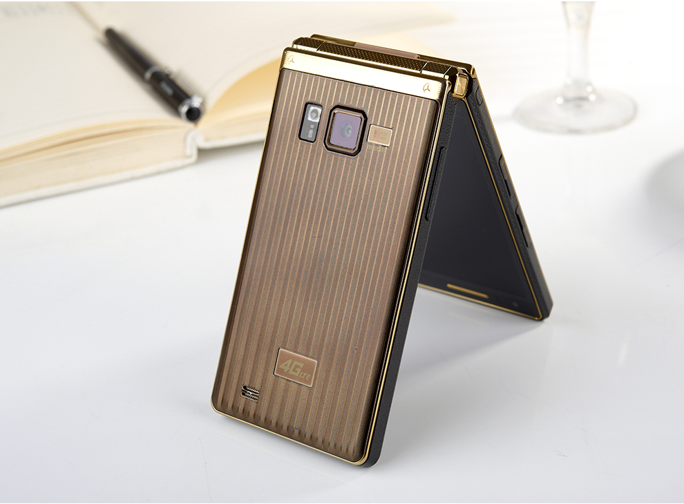 优思（Uniscope）U W2015 电信4G翻盖手机 双卡双待 金色