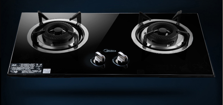 
                                        美的（Midea） 黑晶立体内旋火 台嵌两用燃气灶具(液化气）JZY-QL303B                