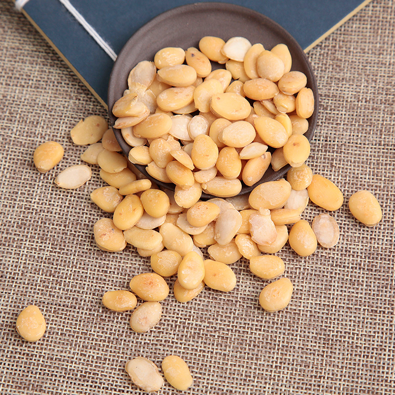 食味草炒白扁豆仁熟白扁豆仁500克可磨粉去皮