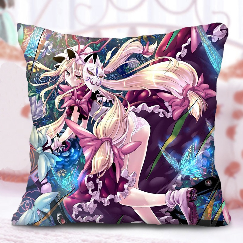 东方project抱枕 东方幻想乡博丽灵梦大小姐动漫宅男女二次元抱枕头