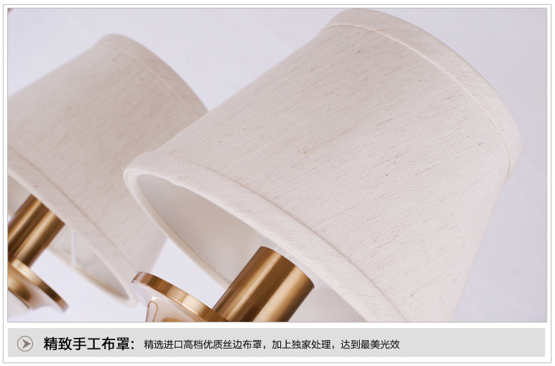 美式吊灯餐厅客厅吊灯 现代卧室吊灯 简约仿铜欧式吊灯 0280-12+8+4