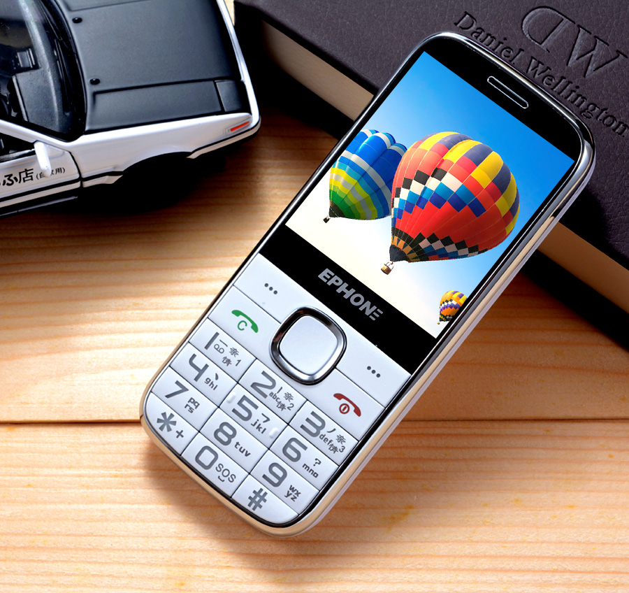 ephone易丰ephonee20ca电信cdma2g老人手机红色