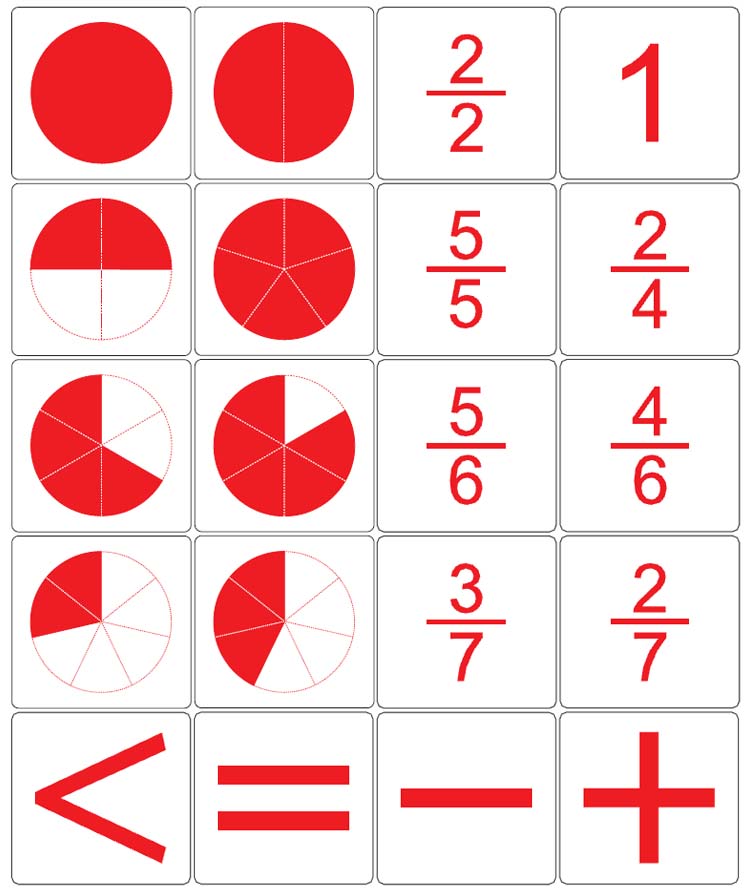 杜曼闪卡小学数学分数分数卡34张分数运算幼儿园儿童数学教具 图片价格品牌报价 京东