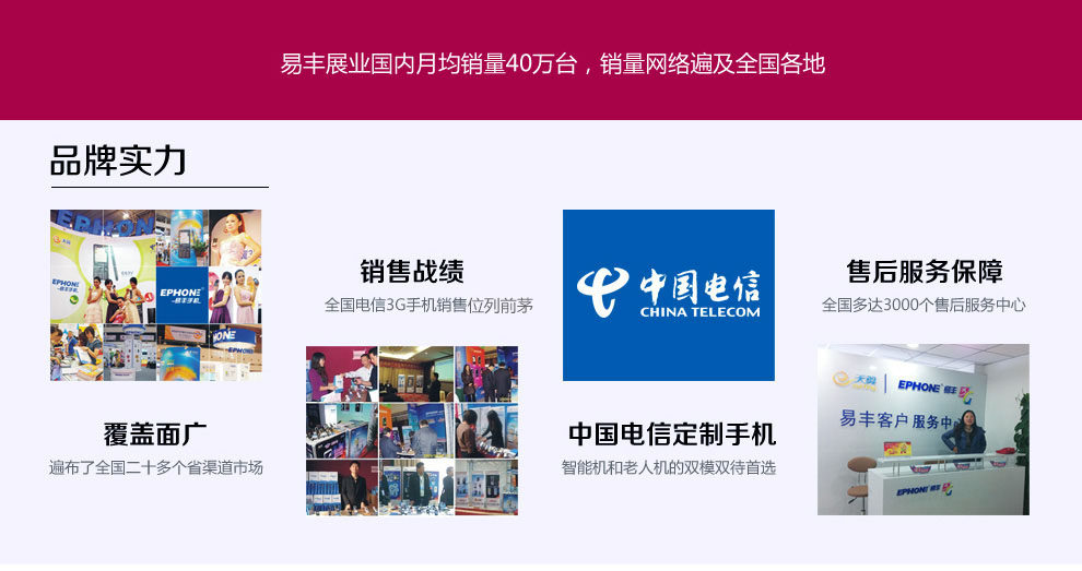 易丰（Ephone）E81 电信2G翻盖女性手机 粉色