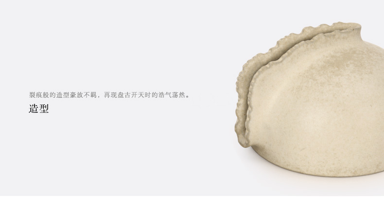 
                                                            万仟堂 香炉 盘香 陶瓷香薰炉 迷你小摆件 粗陶汝窑日式熏香炉 创意茶道  开悟                