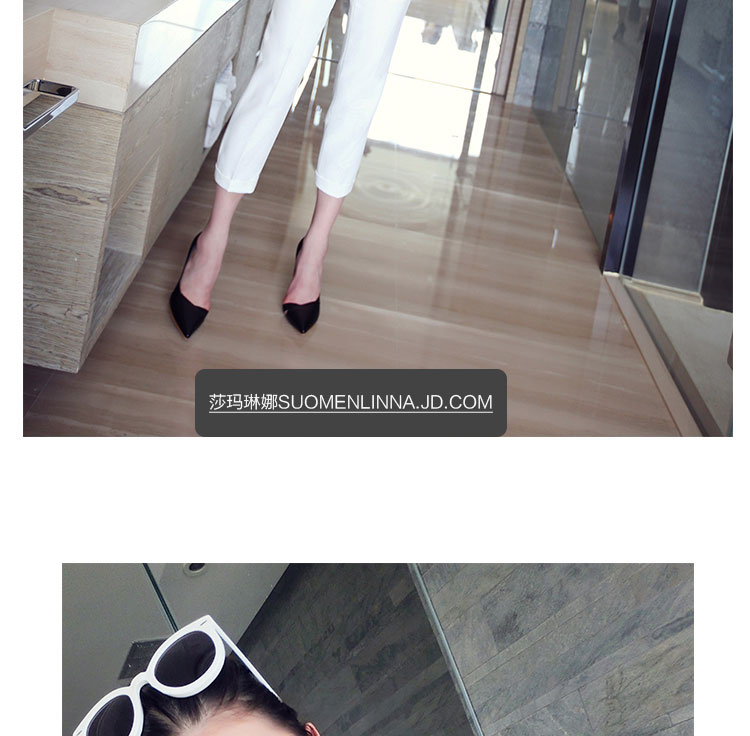 SMLN2015雪纺衫女夏短袖翻领打底衫背心4868 黑色 均码