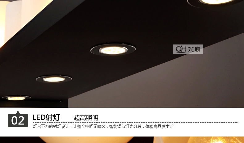 梦晗灯具北欧美式乡村吊灯 中式创意LED烛台云石复古餐厅工业控吊灯8001 95cm*36cm送5Wled