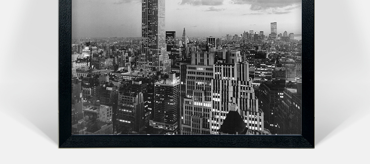 盛世壹品 黑白装饰画客厅照片墙组合挂画相框墙书房卧室壁画现代简约有框沙发背景墙风景画特价 E 多拼组合