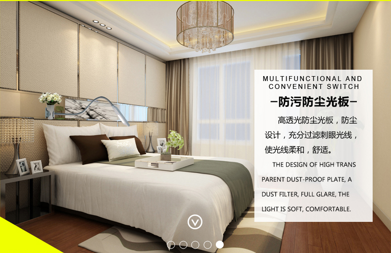 立莱 led台灯 夹子护眼台灯学生学习阅读台灯 创意夹灯书桌灯 4W线控