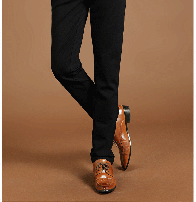 尊首西裤2015秋装上新 男士英伦商务韩版修身小直筒西裤 男k7012 藏青