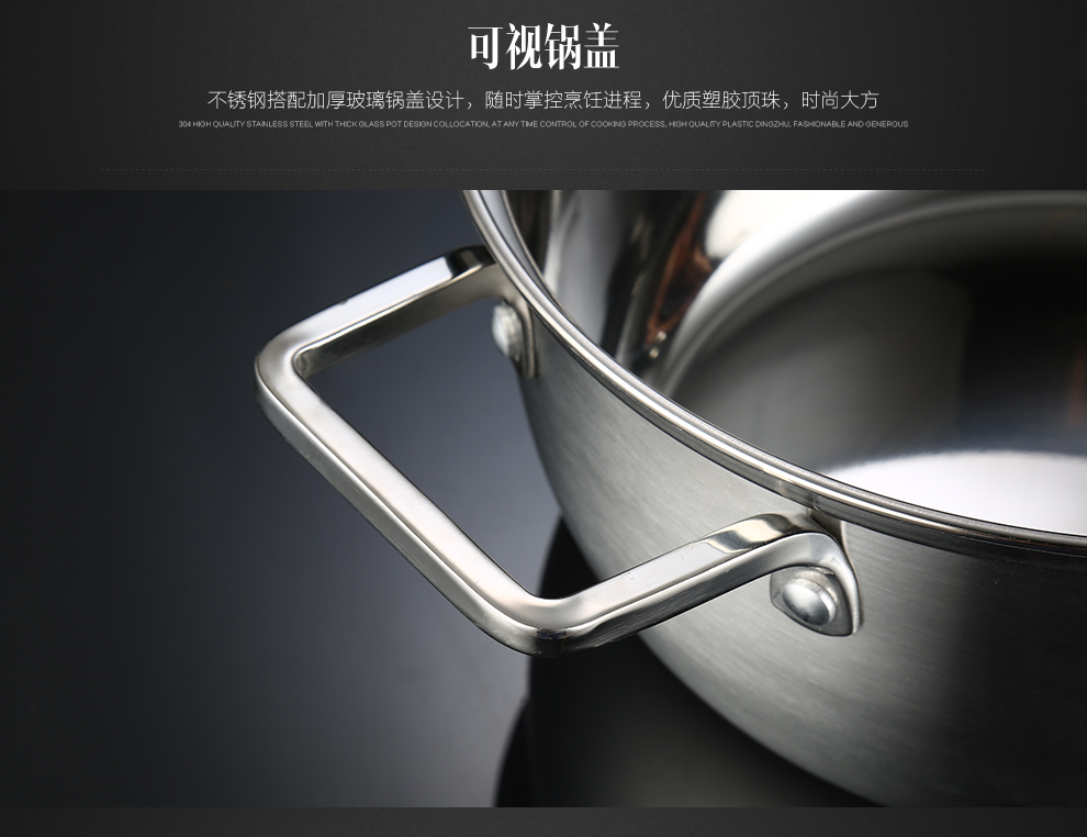 延兴 双层不锈钢蒸锅 二层蒸屉加厚汤锅煤气电磁炉通用 B款