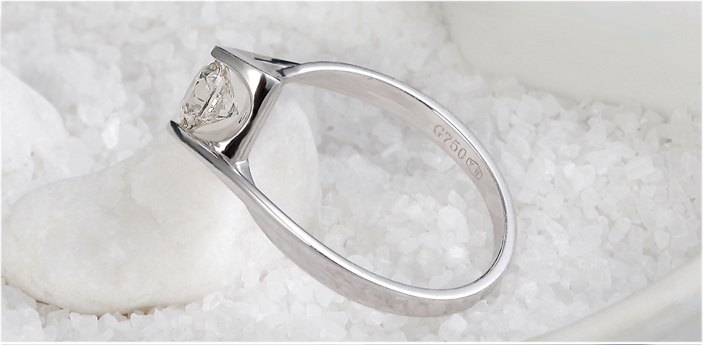 一搏千金(ybqianjin) 18k金结婚钻石戒指 pt950铂金婚戒 天使之吻钻戒