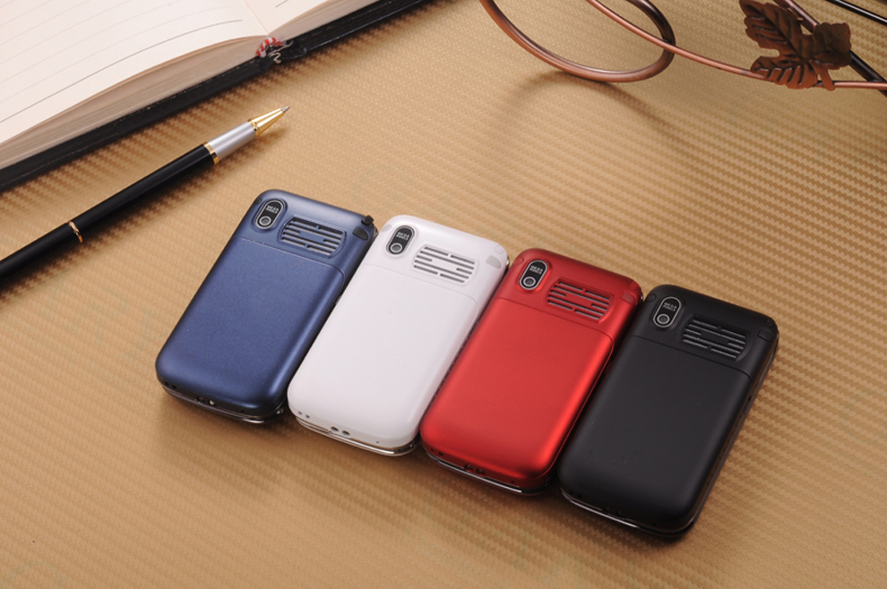锐族R2015 电信2G翻盖老人手机 红色
