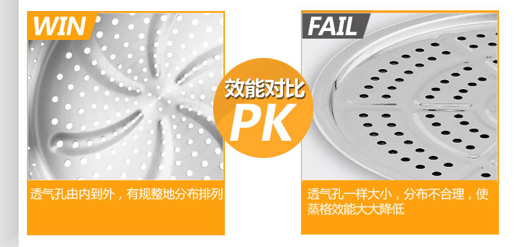 【京东配送】Momscook 德国工艺18/10不锈钢 28 30CM蒸格 28cm