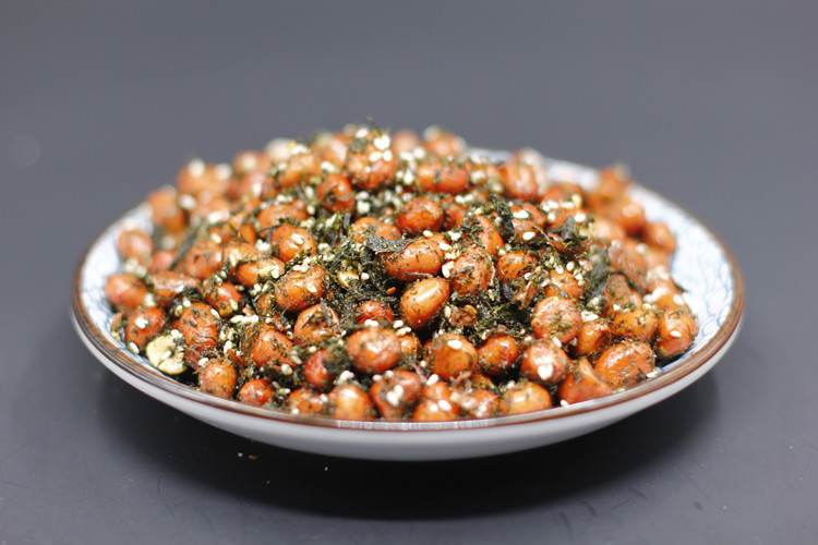 赵伯伯 宁波特产 象山自家炒制海苔花生苔条花生米 农家自制下酒菜