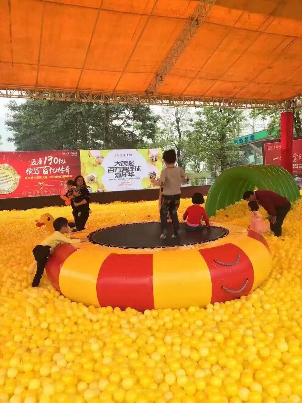 en-life 7cm加厚环保海洋球 游戏屋大型百万海洋球池玩具 7cm加厚红色