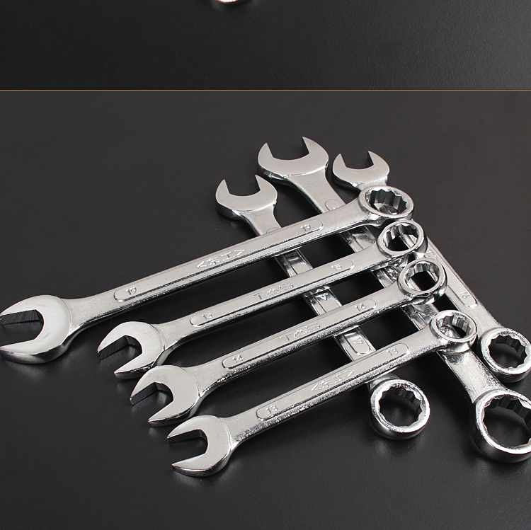 泰山开口梅花两用扳手单号扳子五金工具汽修汽保机修正品 东工两用6mm