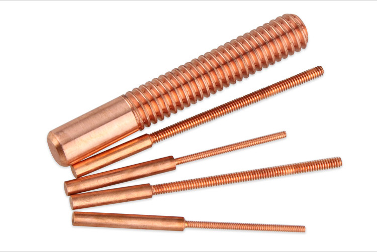 纯铜紫铜红铜电极螺纹电极电火花加工铜攻打孔摇牙牙攻多规格非标可