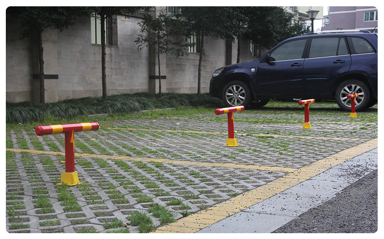 汽车位锁地锁停车位加厚地桩防撞占位器桩架私家挡车柱占车库专用 t