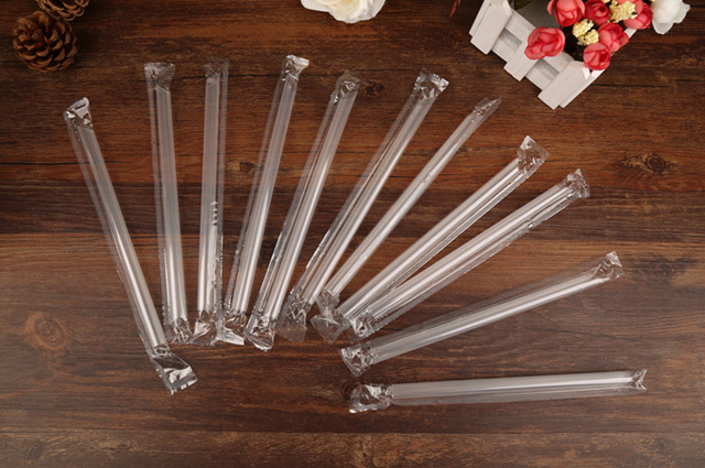 泰博威尔taiboweier100只一次性吸管珍珠奶茶粗吸管大吸管独立包装喝