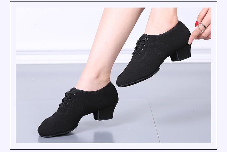 点策拉丁舞鞋男女成人新款室内毛底舞蹈鞋软底广场舞鞋水兵舞鞋透气