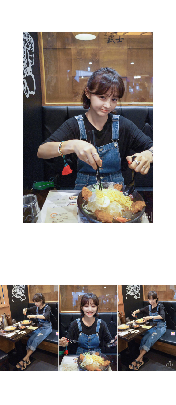 IG 2016春季新款大码学生牛仔背带短裤女连体吊带可爱宽松休闲韩版潮 M