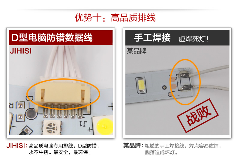 JIHISI led吸顶灯 水母简约现代卧室灯 遥控全彩灯具 开关调色温24W直径52厘米无遥控