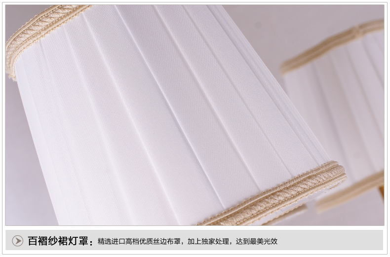 美式吊灯餐厅客厅吊灯 现代卧室吊灯 简约仿铜欧式吊灯 0237-8
